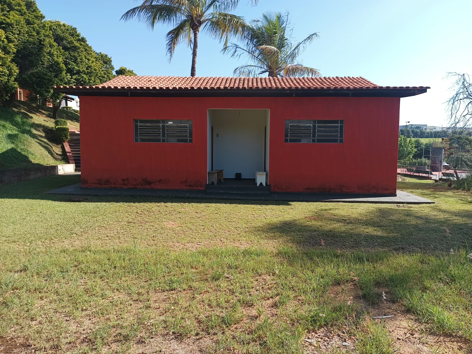 Vestiários do Centro de Treinamento Tecnoseg para brigadistas